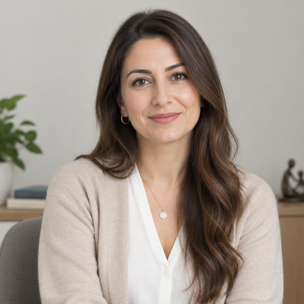 Portrait of a Turkish woman mediation specialist